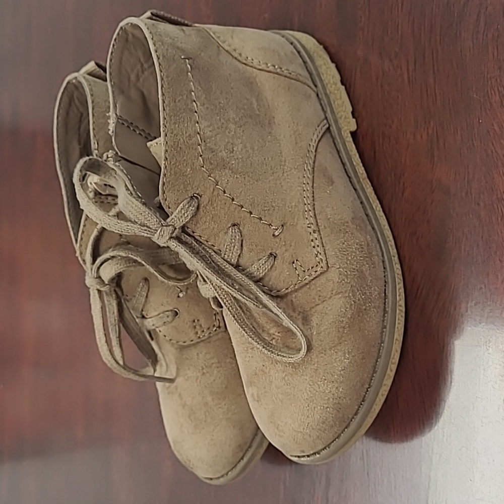 Boys faux suede dress shoes